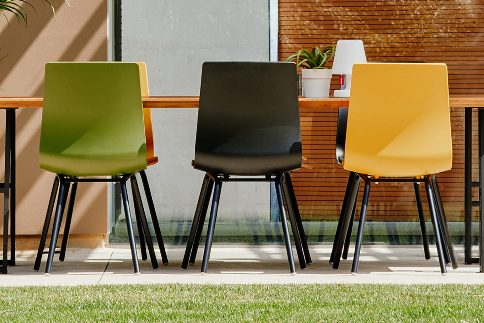 Aluminium Stuhl Sophie Rondo Wave