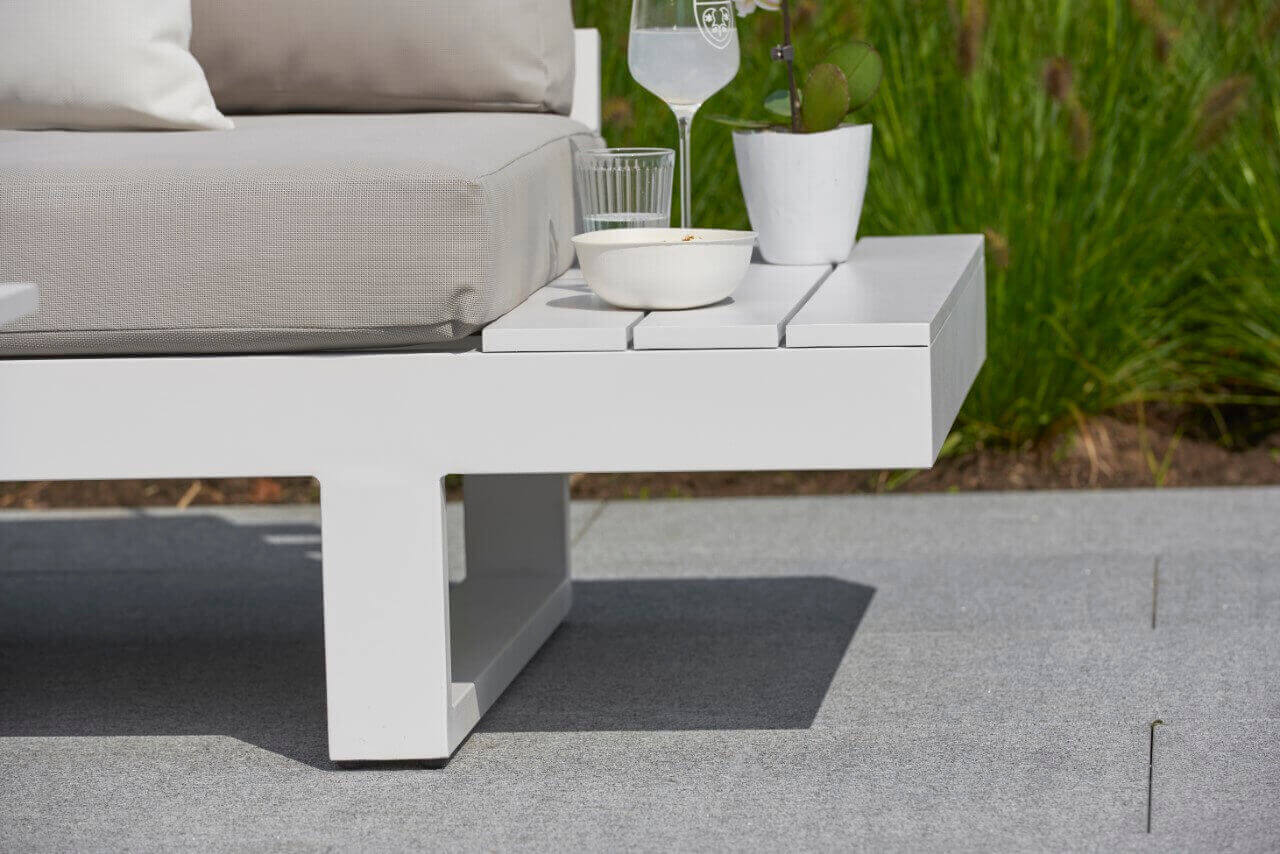Aluminium Lounge Ibiza 5-Personen White