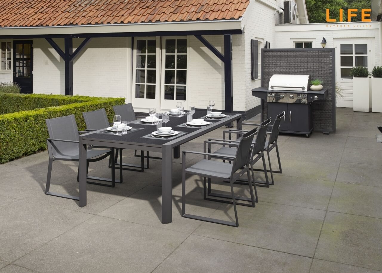 Aluminium Sitzgruppe Anabel - Avance 8-Personen