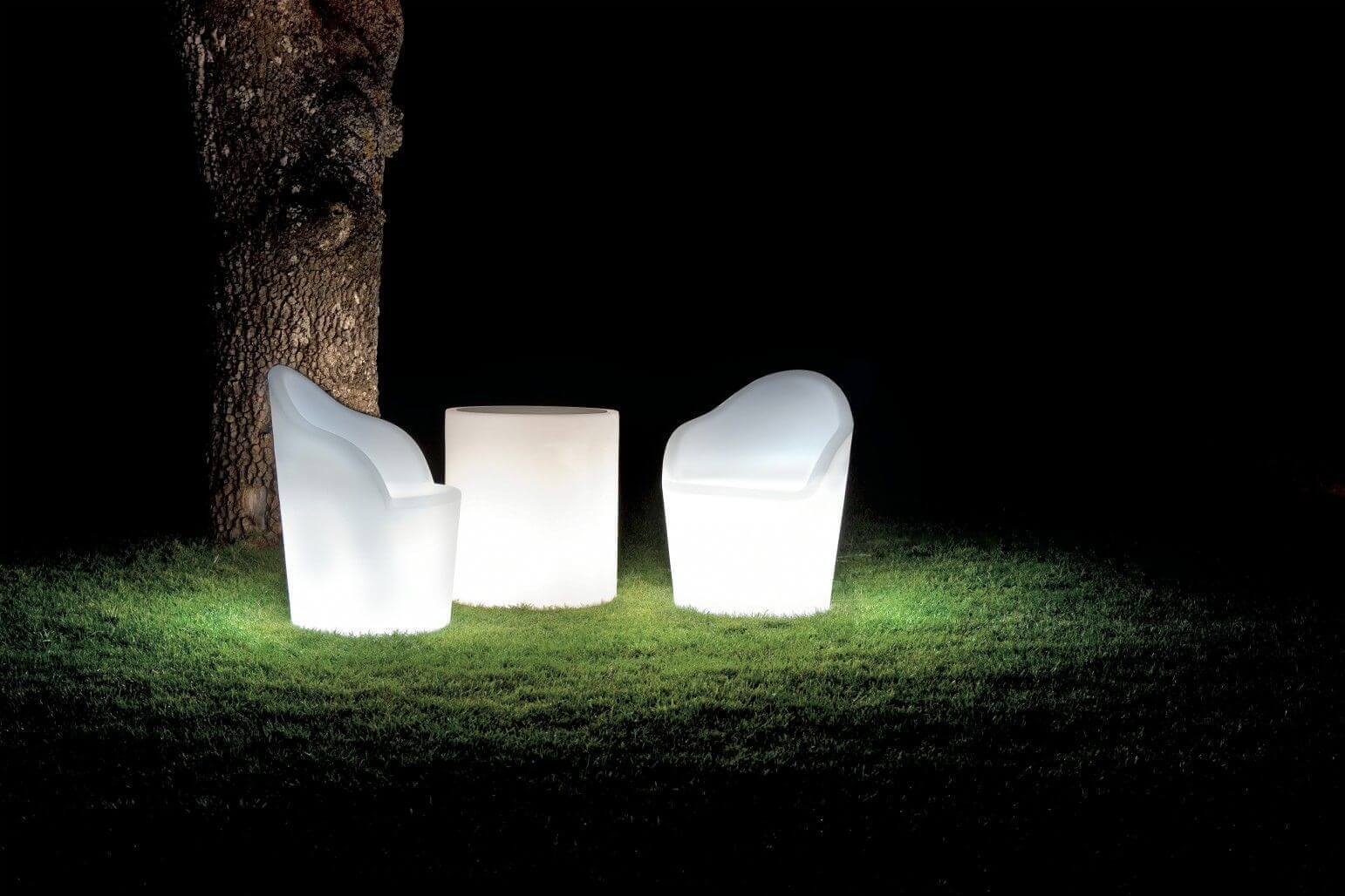 LED beleuchtetes Lounge-Set Tahiti in italienischem Design