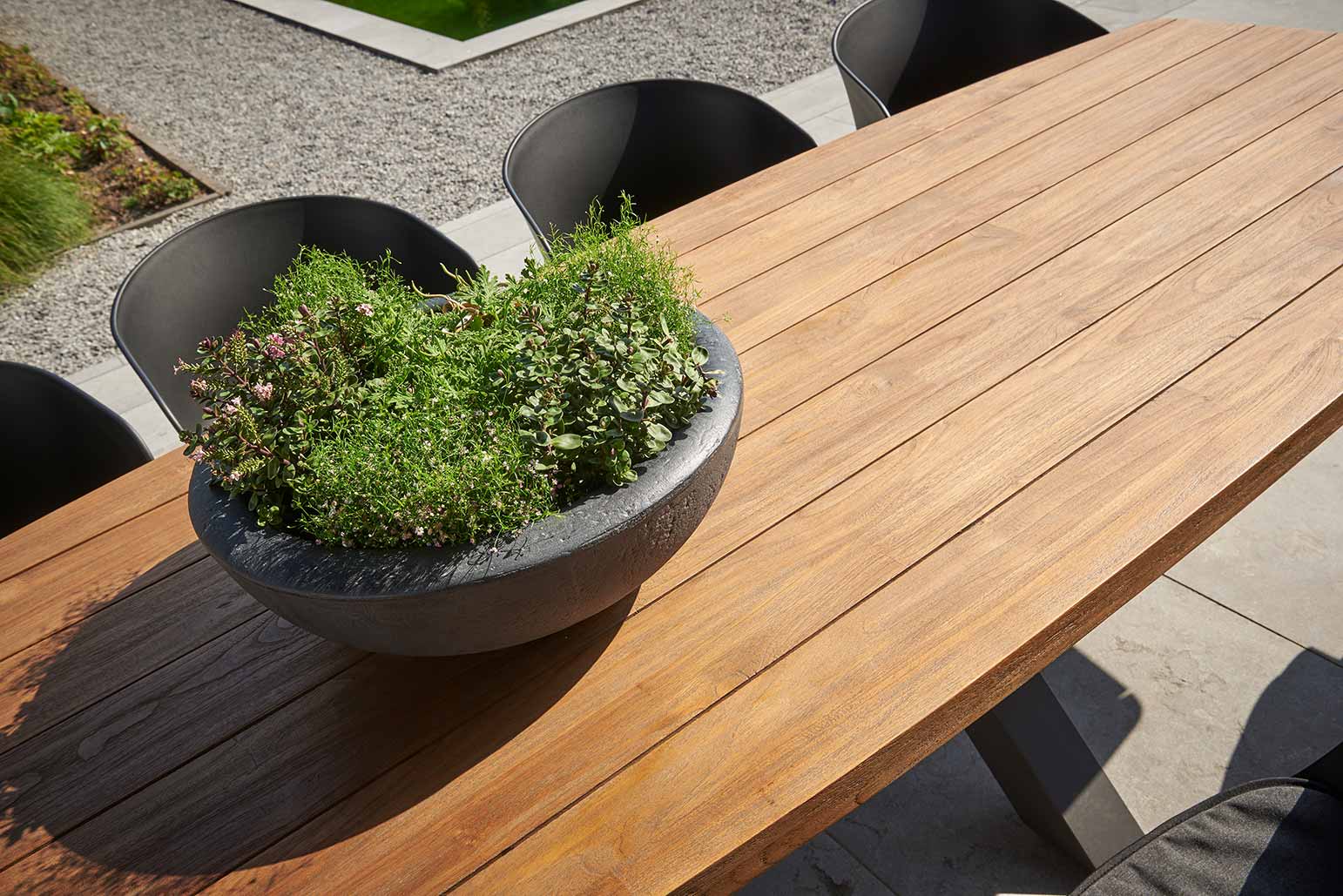 Teakholz Sitzgruppe Timor Oval 8-Personen