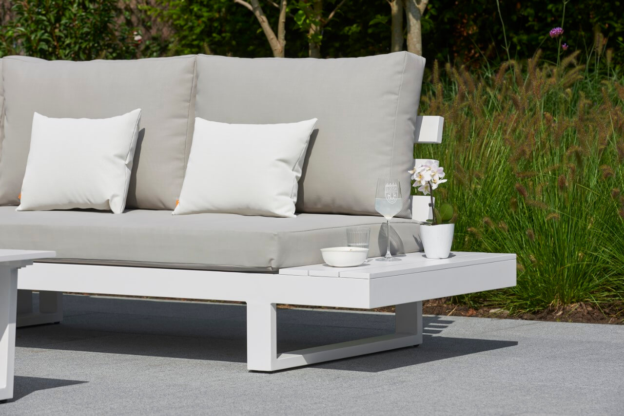 Aluminium Lounge Ibiza 5-Personen White