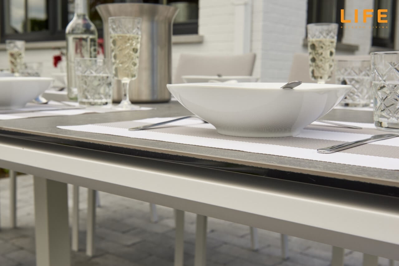 Aluminium Dining Set Primavera - Sense Tisch