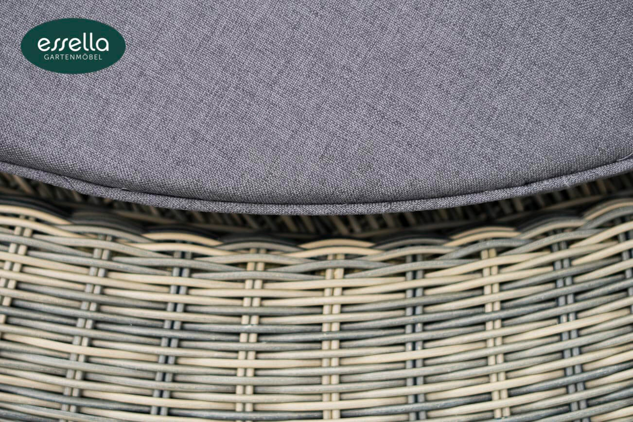 Essella Polyrattan Lounge "Havanna" : naturoptik : rundgeflecht : gartenmode.de