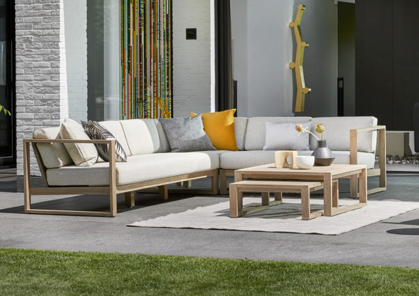 Apple Bee Teakholz Lounge Antigua 5 Personen