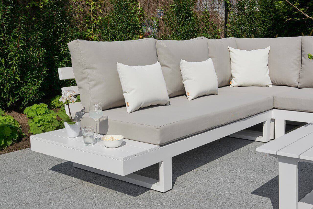Aluminium Lounge Ibiza 5-Personen White