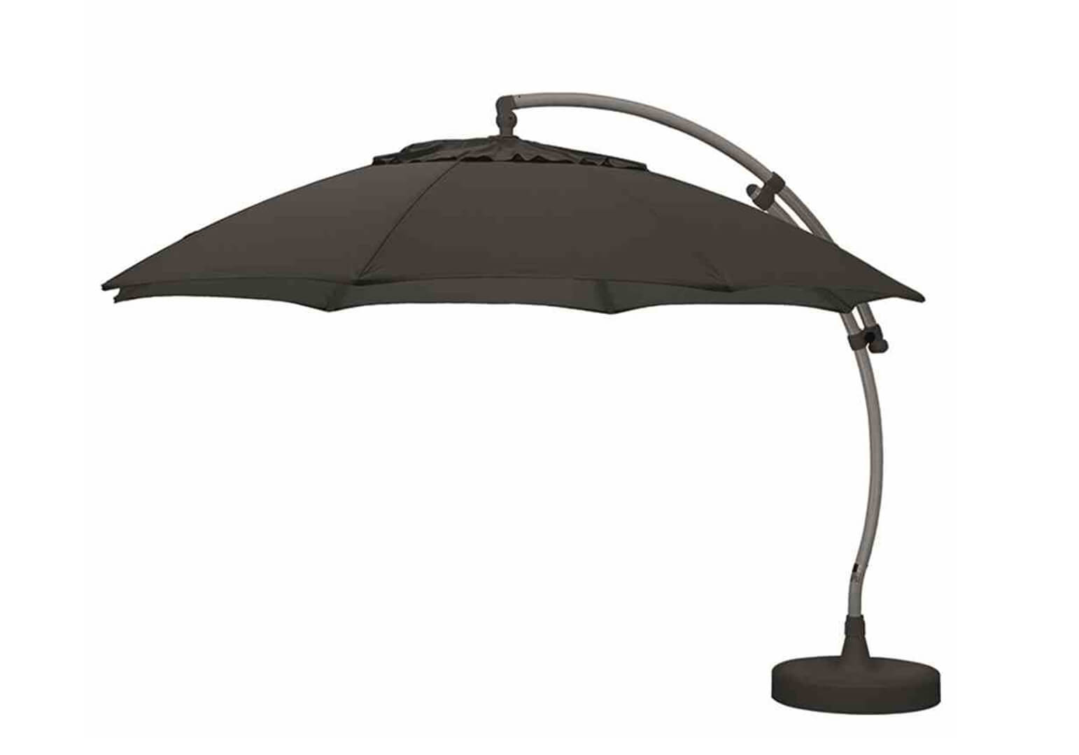 Sun Garden Easy Sun Parasol Sonnenschrim Ampelschirm silber anthrazit
