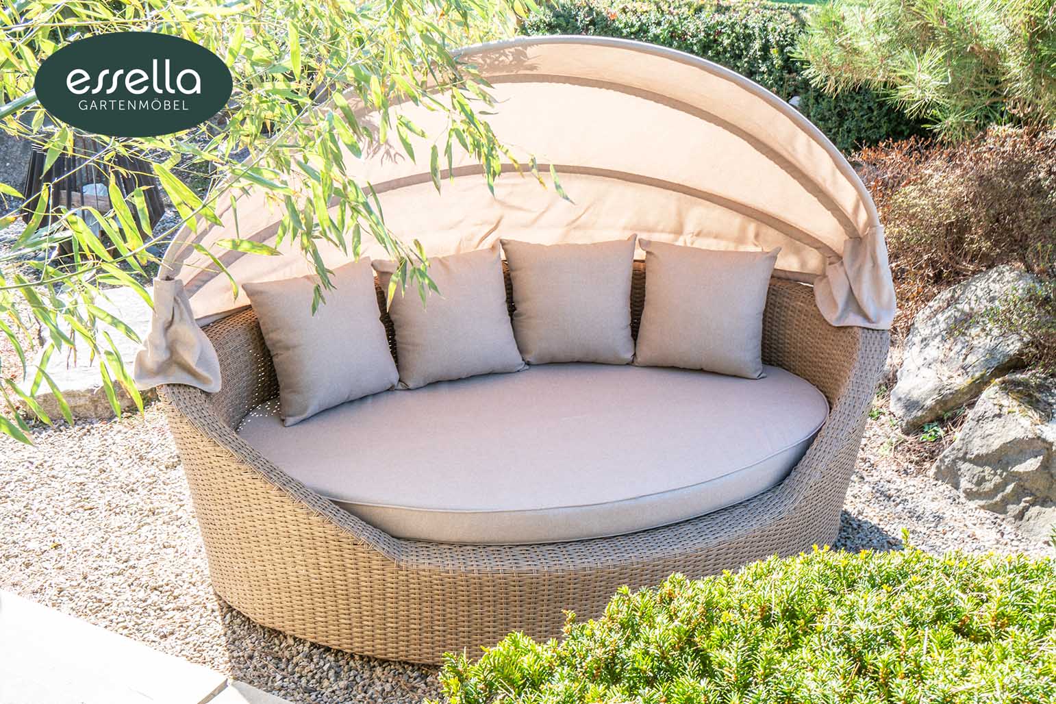 Polyrattan Sonneninsel Mauritius Rundgeflecht