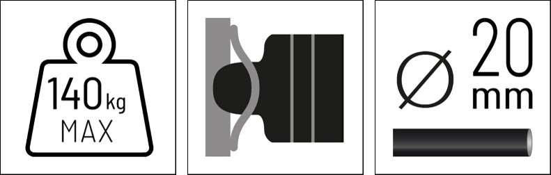 Gepolsterter Klapp-Liegestuhl mit Kopfkissen Maxi Transat +-BeComfort®