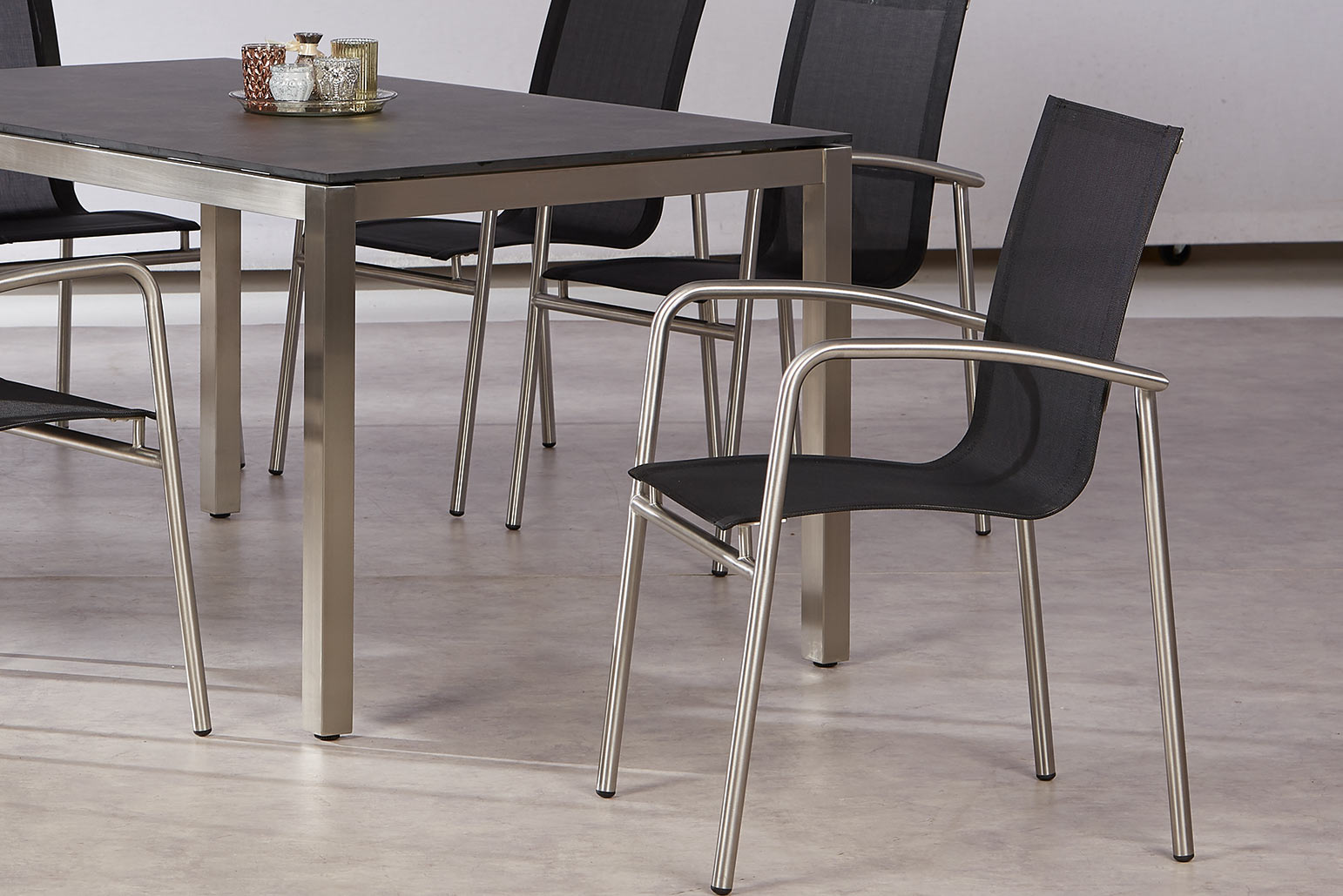 Aluminium Stapelsessel Khartum