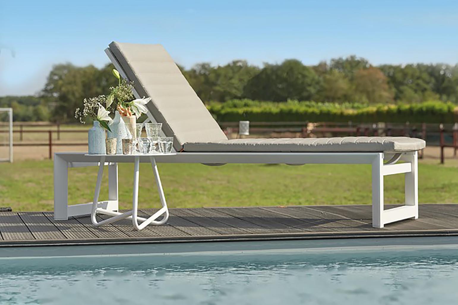 Aluminium Sonnenliege Delta High Sunlounger