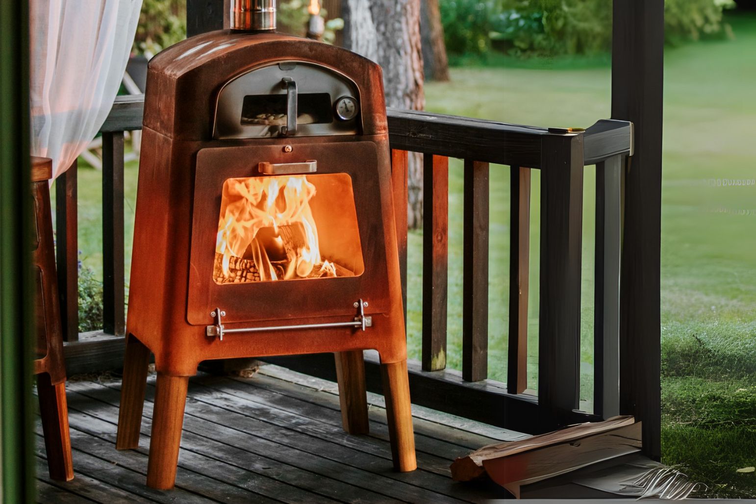 Masuria Kaminofen Pizzaofen Nexo mit Zubehör