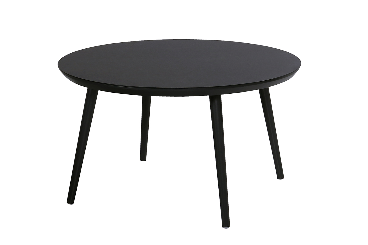 Aluminium Tisch Sophie Studio rund mit HPL Platte