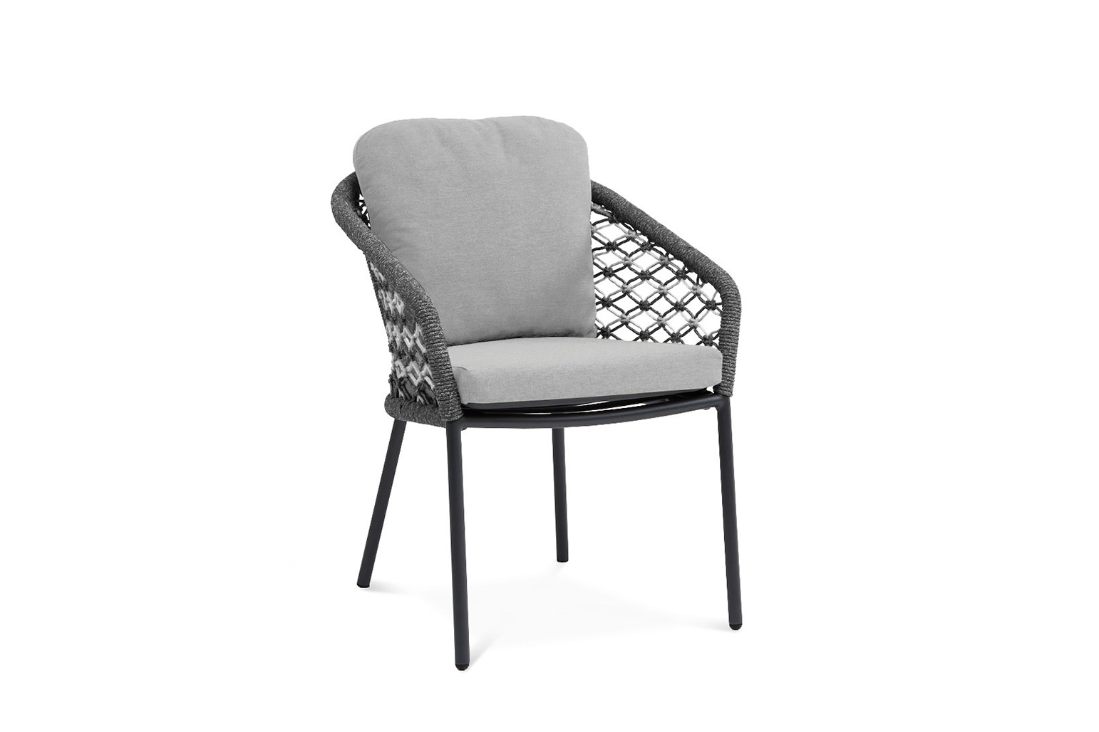 Aluminium Sessel Mali antrazit grau-melange