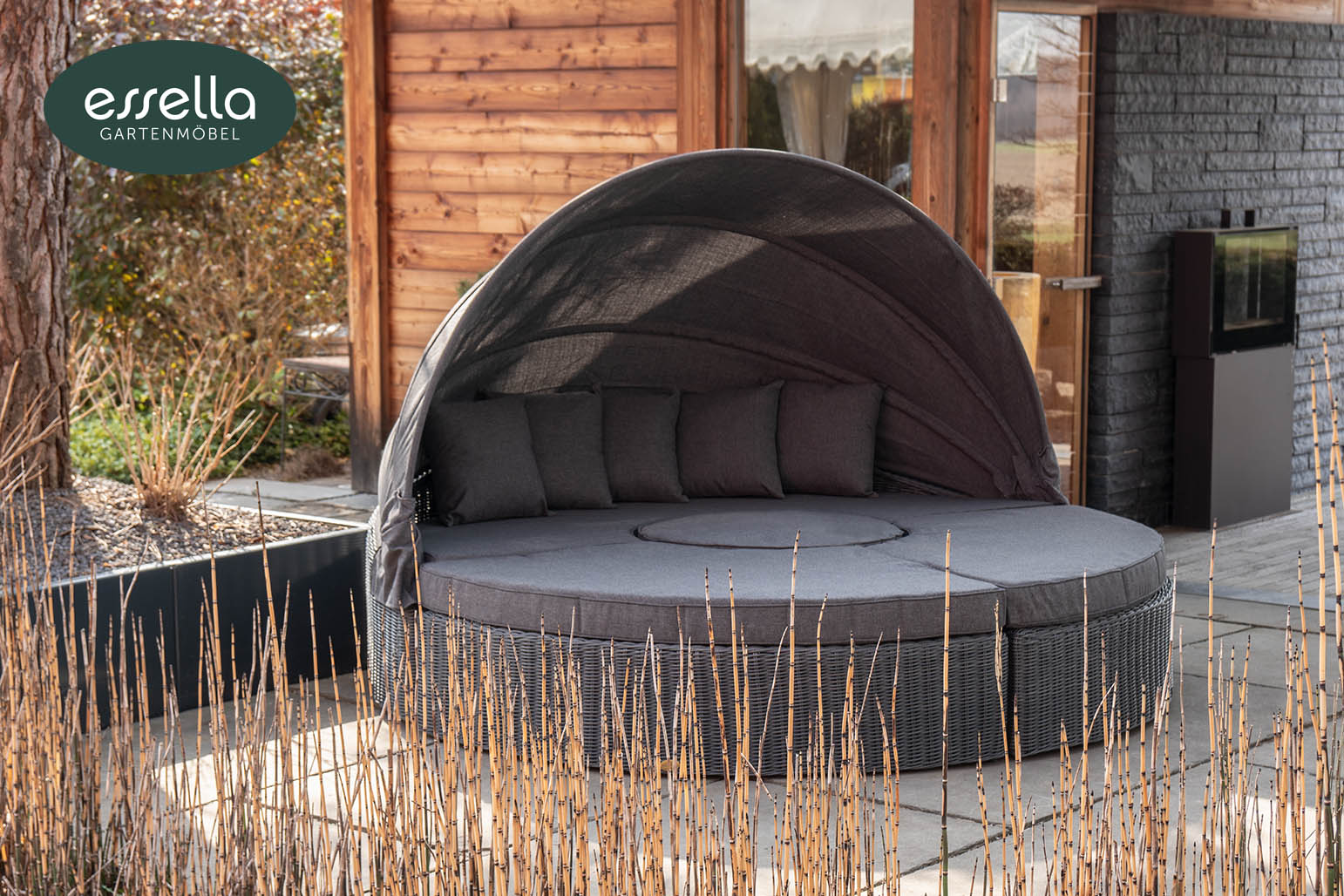 Polyrattan Sonneninsel Honolulu Rundgeflecht