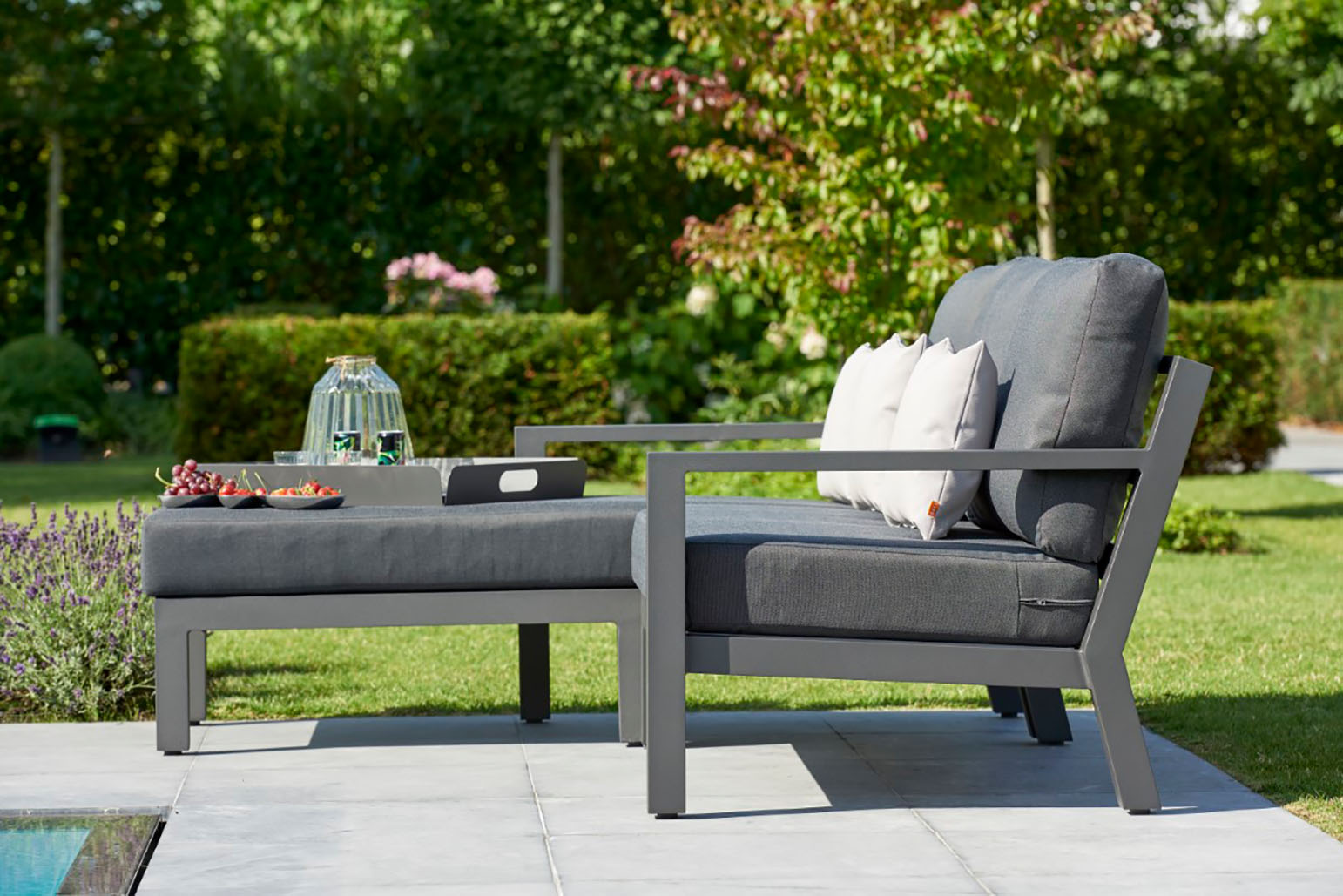 Aluminium Lounge Timber Lava