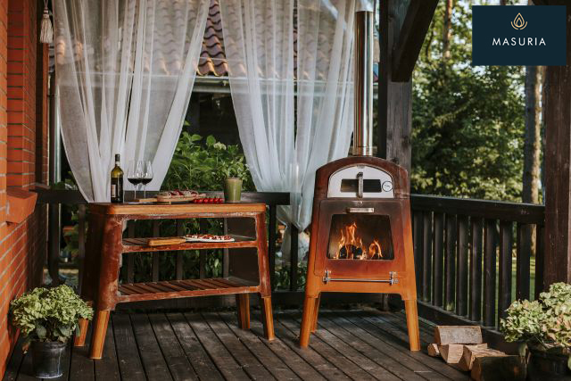 Nexo Kommode Cortenstahl