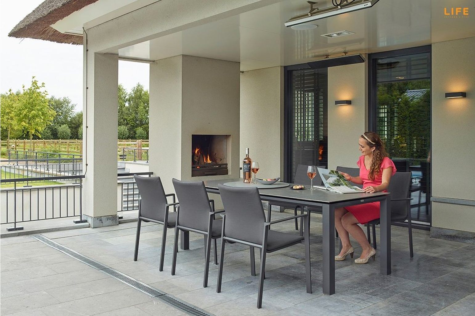 Aluminium Essgruppe Concept und Sense 6 Personen