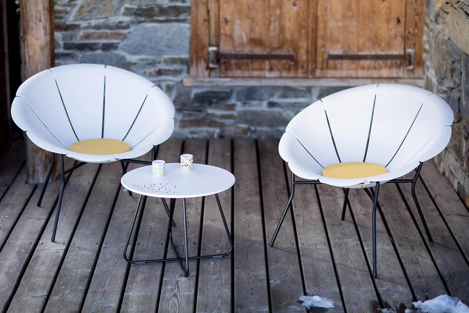 Kunststoff Loungeset Yéyé 2-Personen