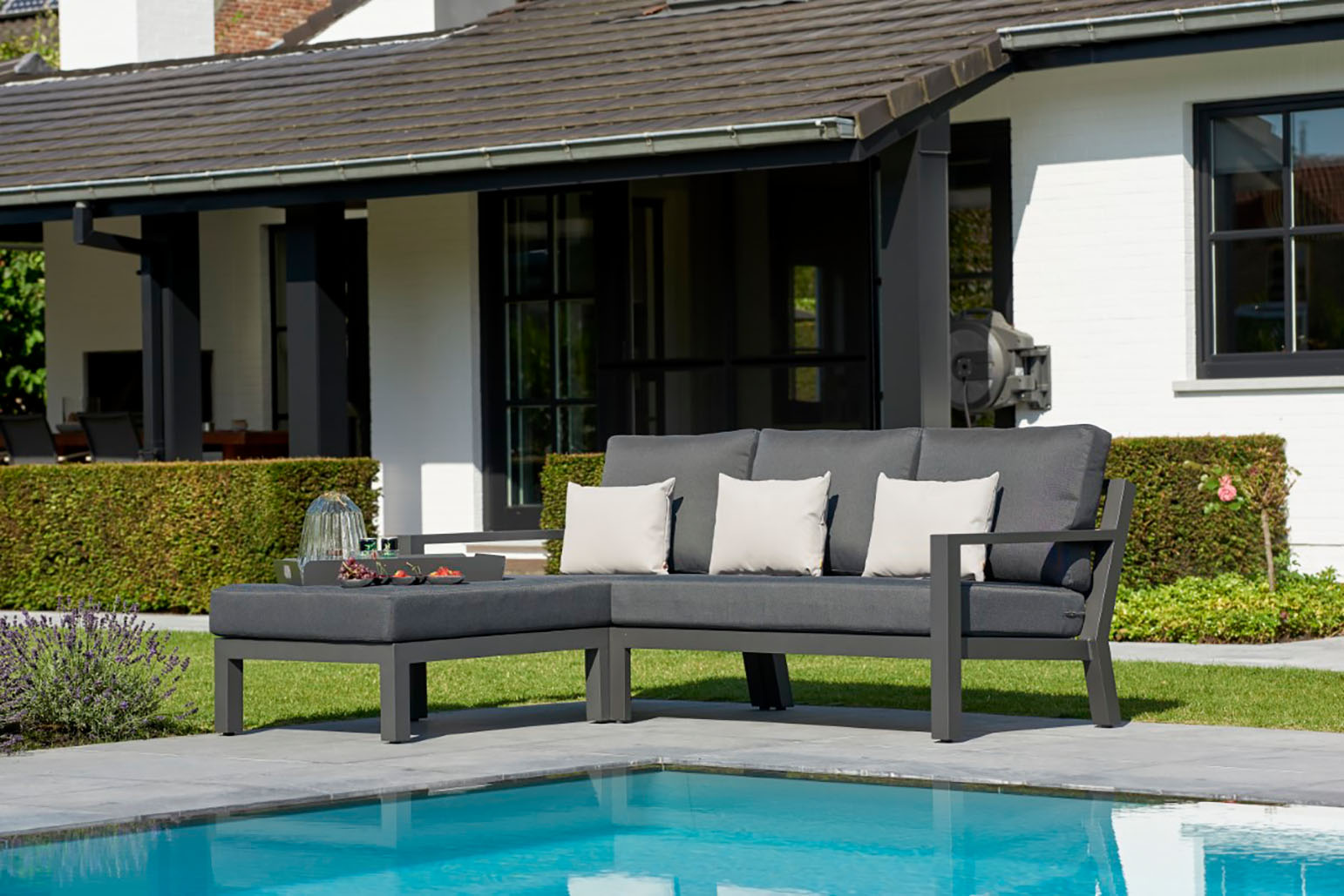 Aluminium Lounge Timber Lava