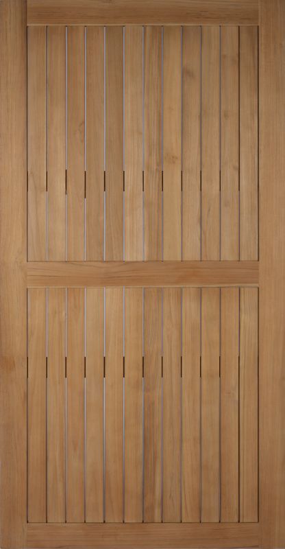 Aluminium Teakholz Tisch Penta