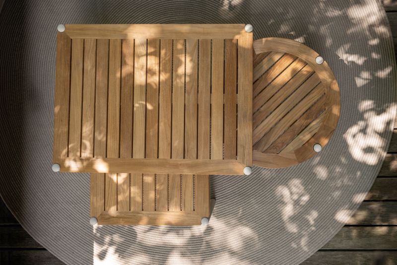 Aluminium Kordel Lounge Romy Greige/Vanilla