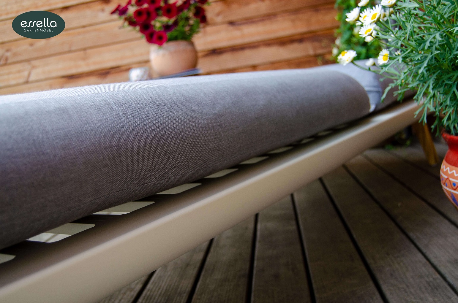 Aluminium Sonnenliege Medan mit verstellbarer Rückenlehne