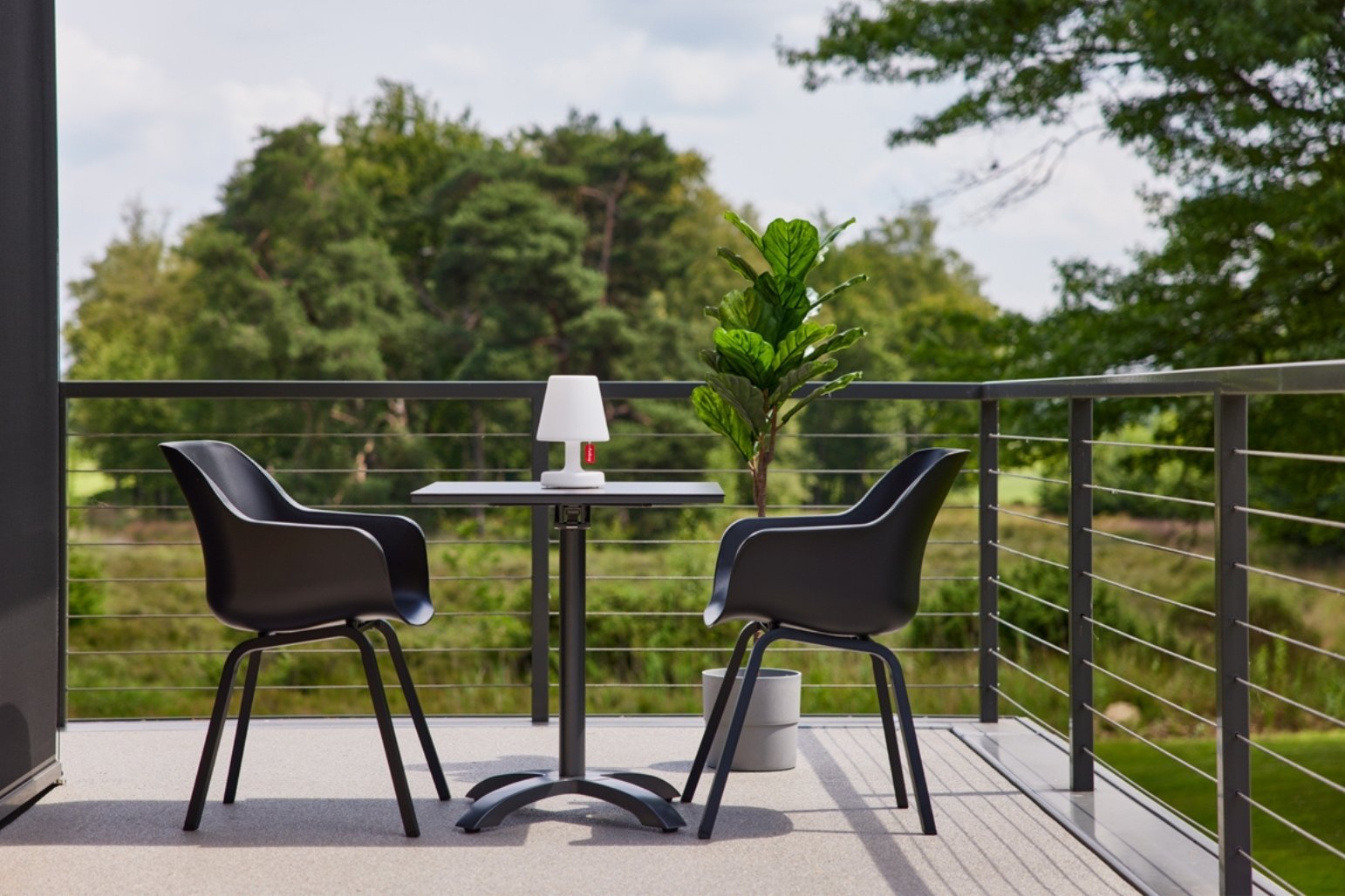 LeSoleil Element Sophie HPL Bistrotisch Balkon Set 2 Personen