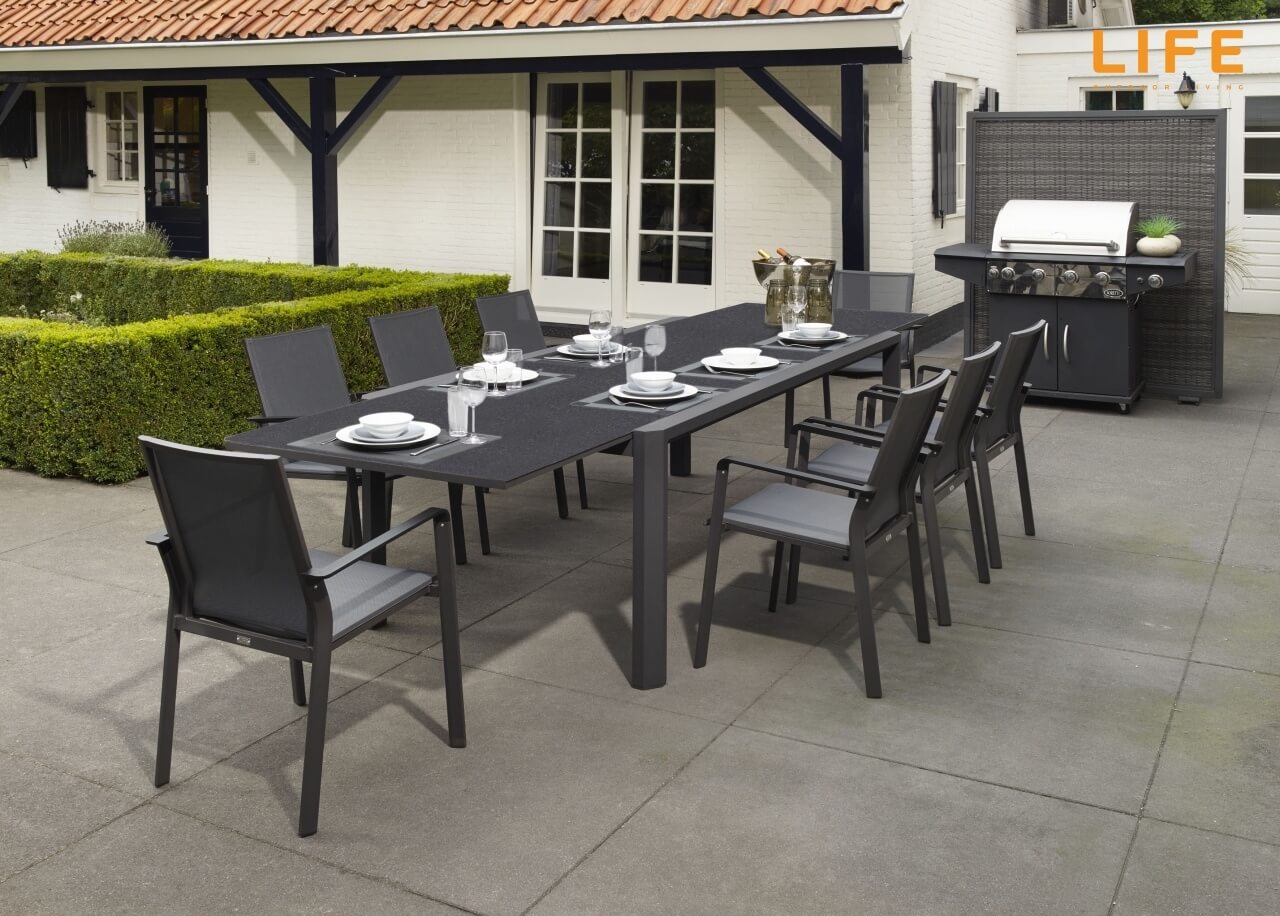 Aluminium Sitzgruppe Anabel - Avance 8-Personen