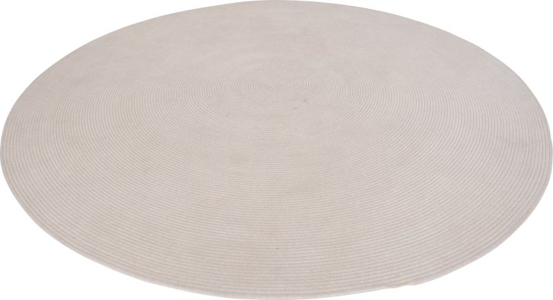 Outdoorteppich Ø220cm Kordel/Greige