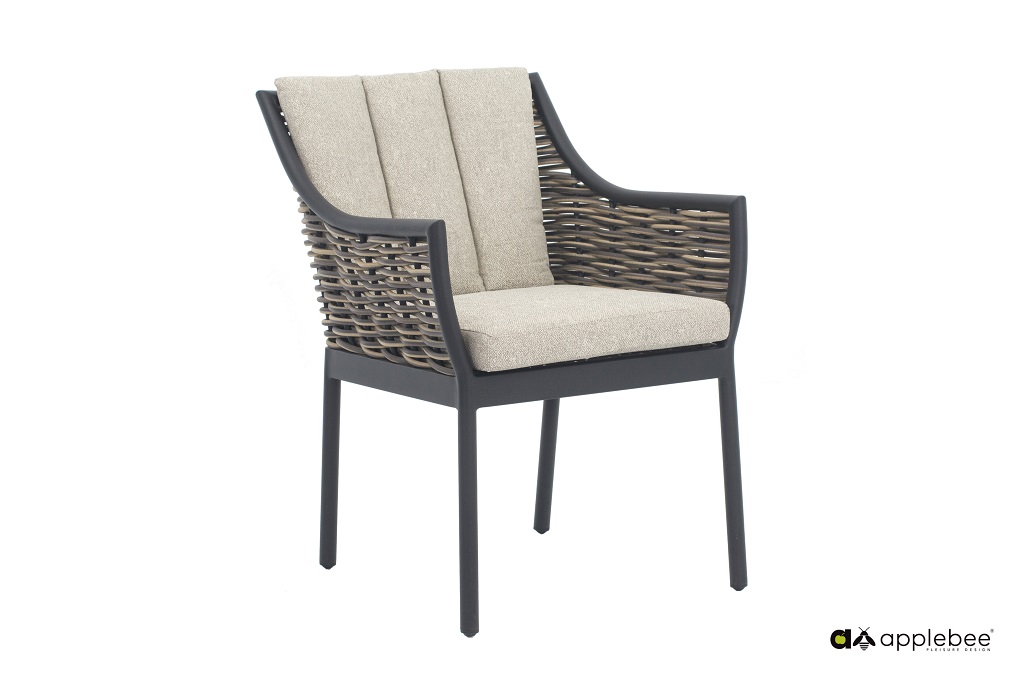 Apple Bee Geflecht Essgruppe Milou Black