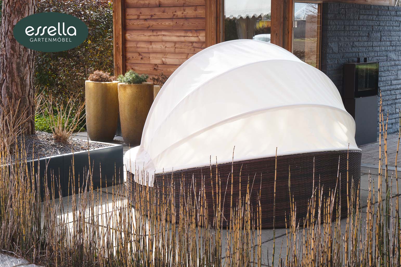 Polyrattan Sonneninsel Honolulu Flachgeflecht