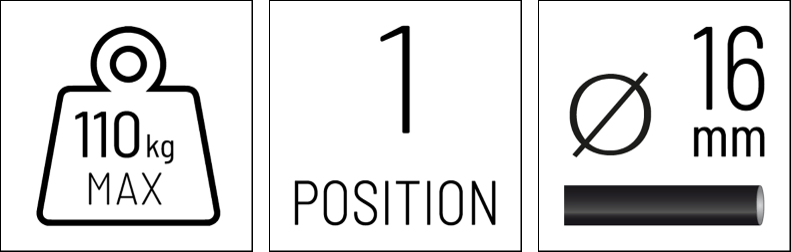 Gepolsterte Breiter Butterfly Chair Sphinx - Tundra Sunbrella® - Grau