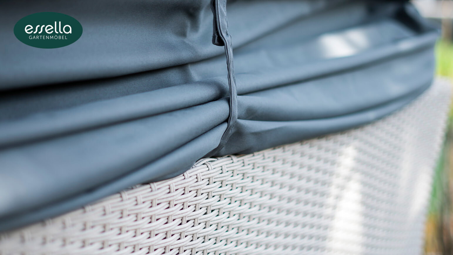 Polyrattan Sonneninsel Malibu Rundgeflecht