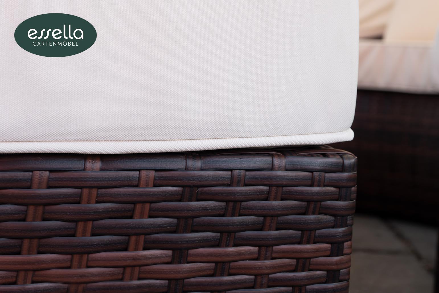 Polyrattan Sonneninsel Honolulu Flachgeflecht