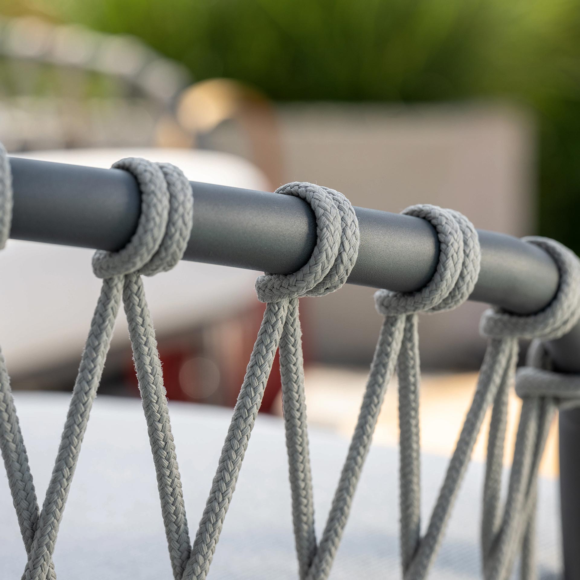 Polyrattan Sitzgruppe Vienna 6-Personen Flachgeflecht