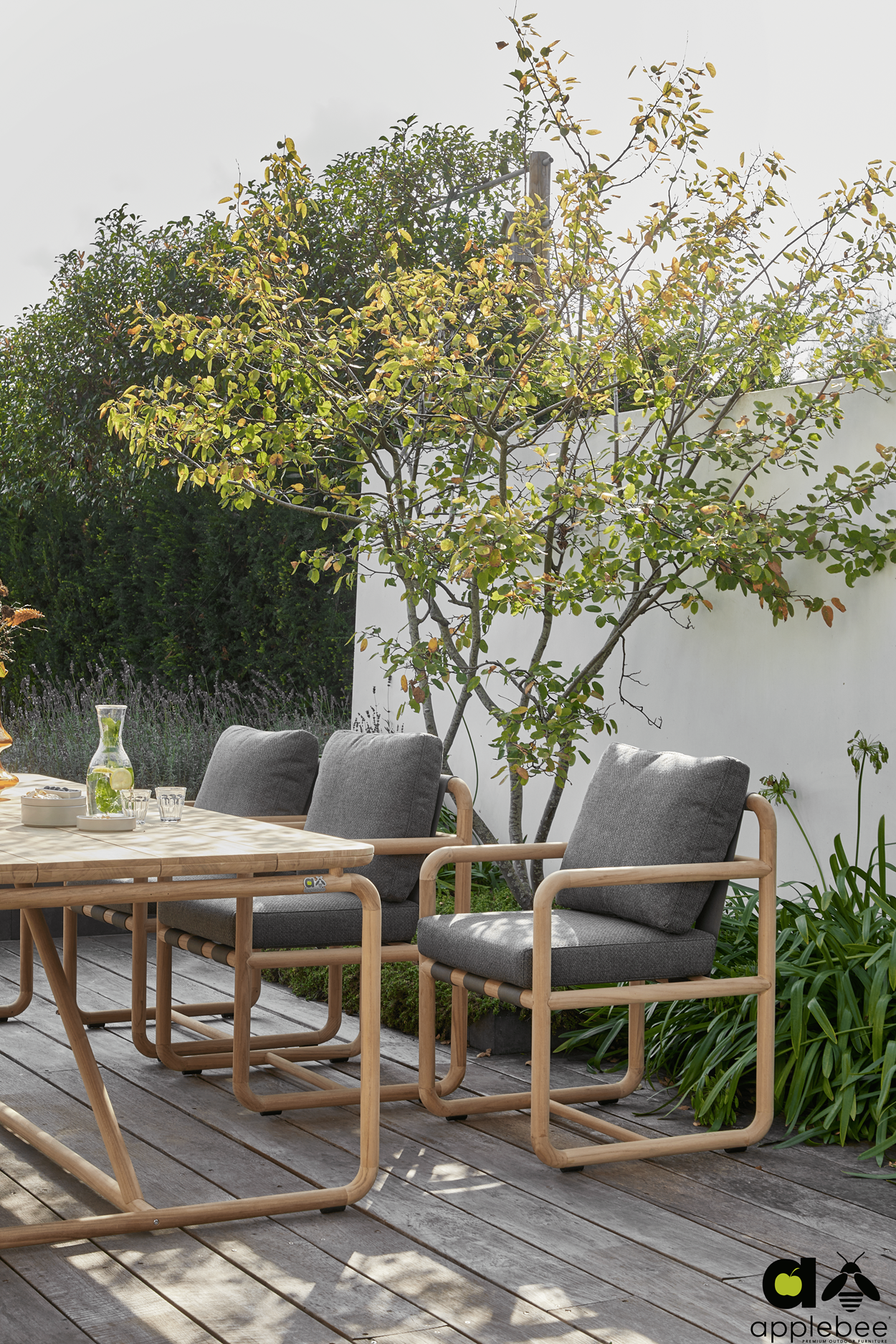 Teakholz Dining Gruppe Dolce für 6-Personen