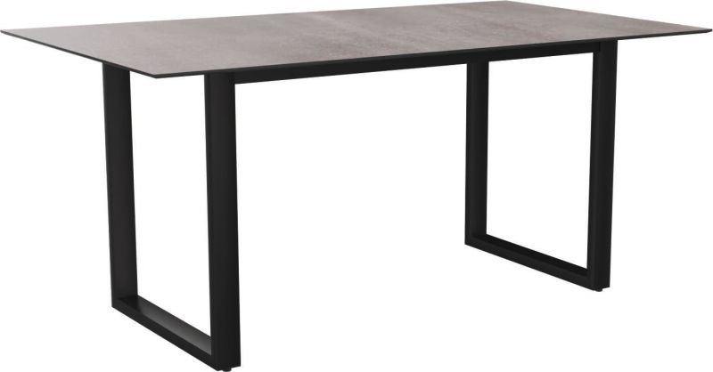 Aluminium Kufentisch Silverstar 2.0 Anthrazit/Stone light