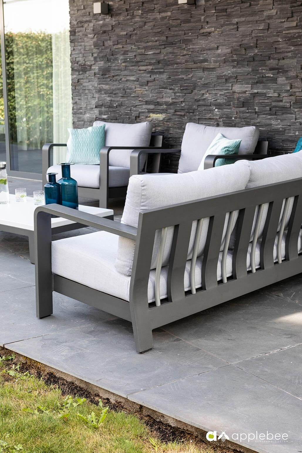 Aluminium Lounge Delgado 5-Personen