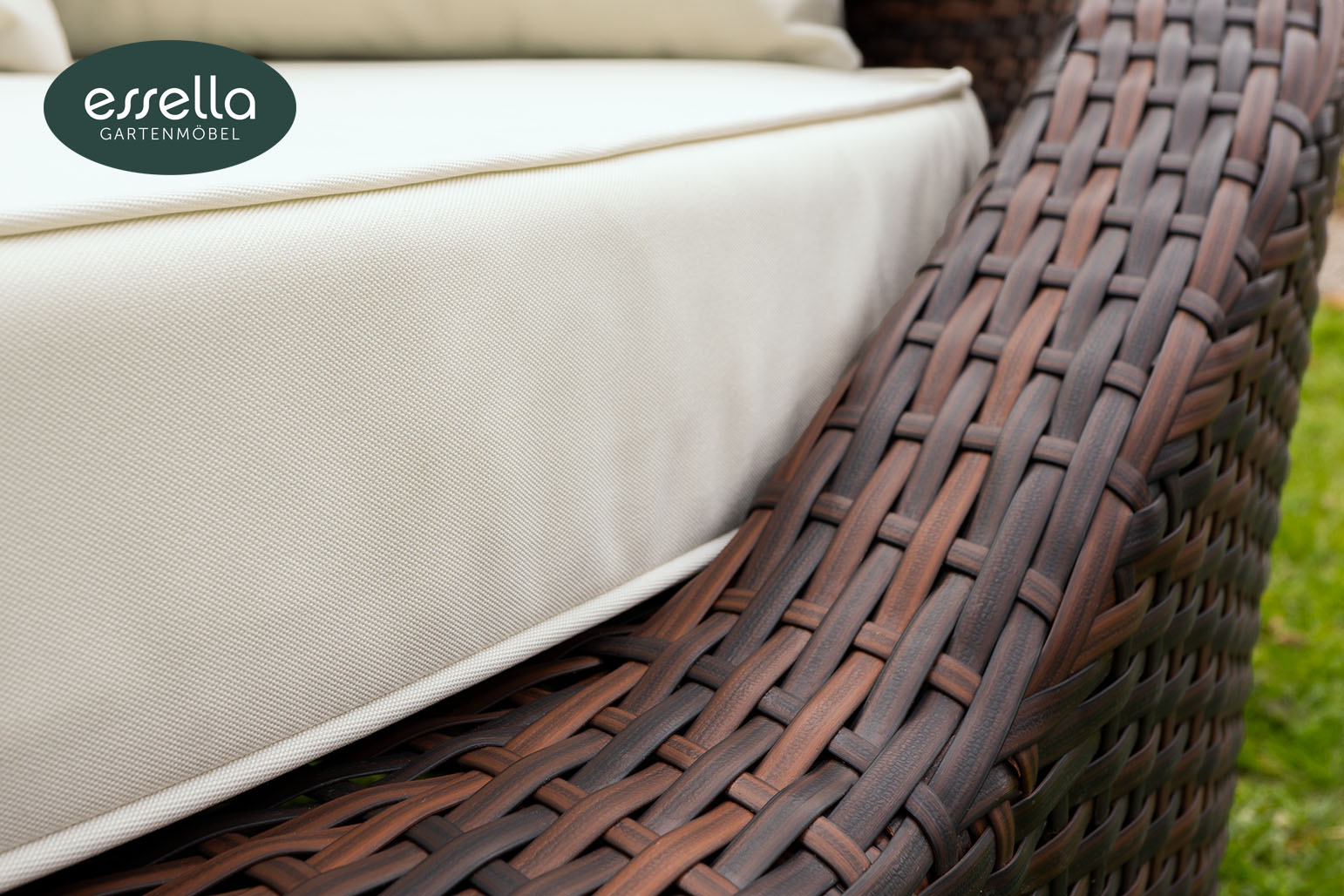 Polyrattan Sonneninsel Mauritius Flachgeflecht