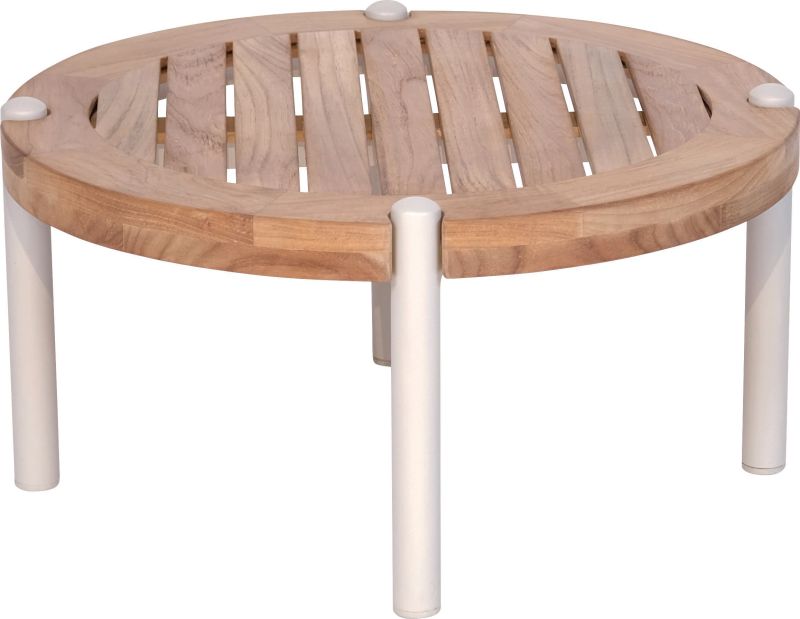 Aluminium Kordel Lounge Romy Greige/Vanilla