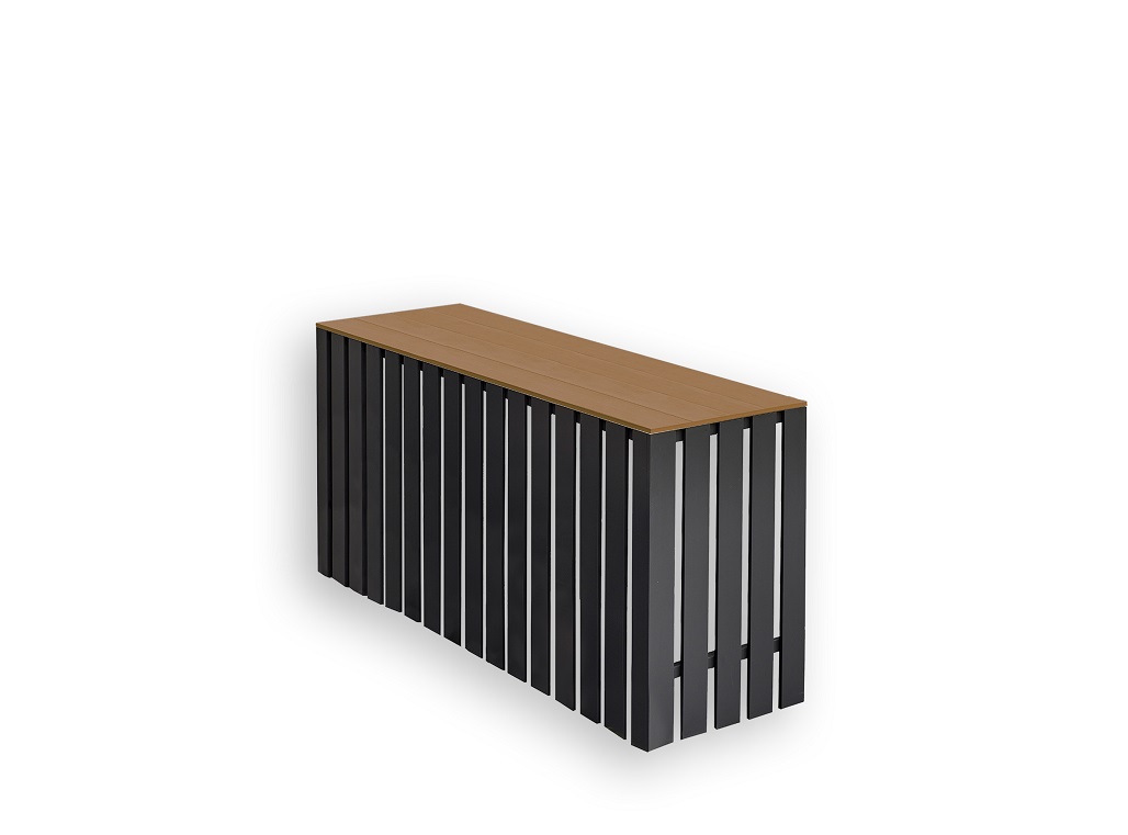 Aluminium Teakholz Bartisch Fiji