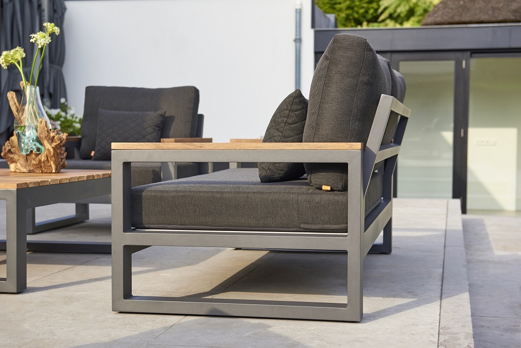 Soho Lounge 4-Personen Lava/Teak