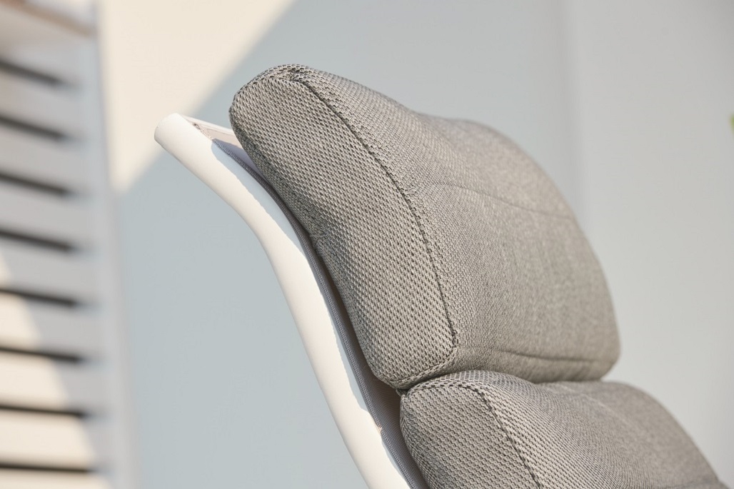 Soho Lounge Set mit Sesseln 4-Personen White/Teak