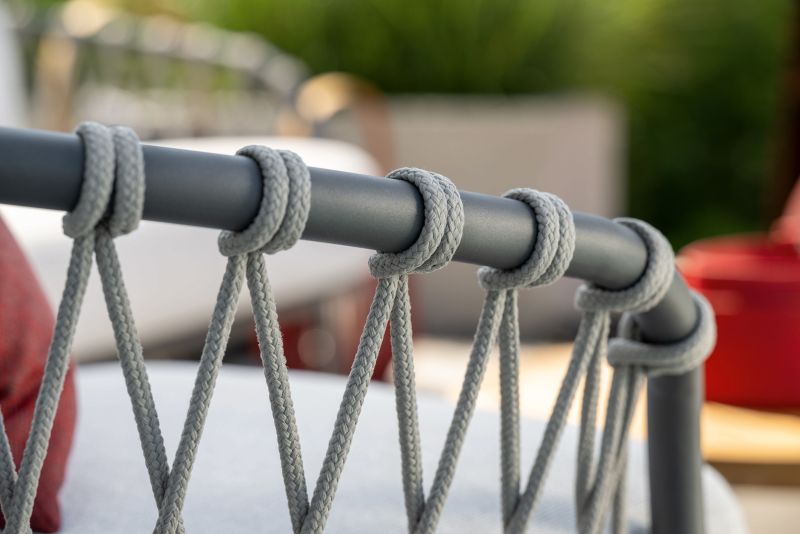 Aluminium Lounge-Sessel Klea Anthrazit/Perlgrau