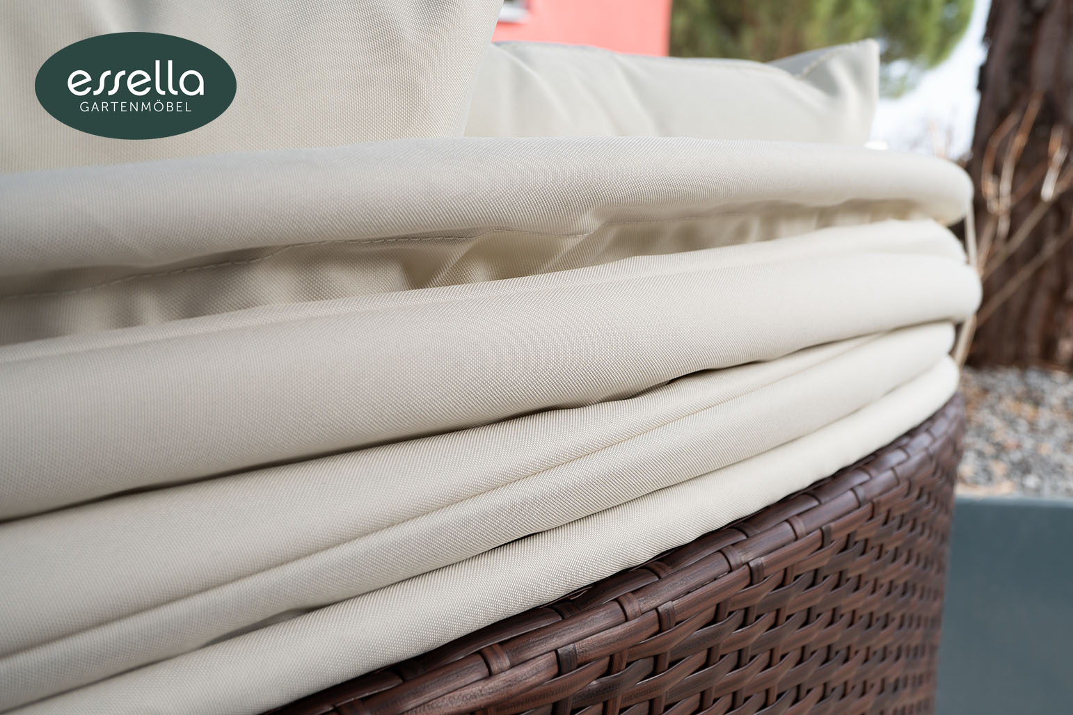 Polyrattan Sonneninsel Honolulu Flachgeflecht