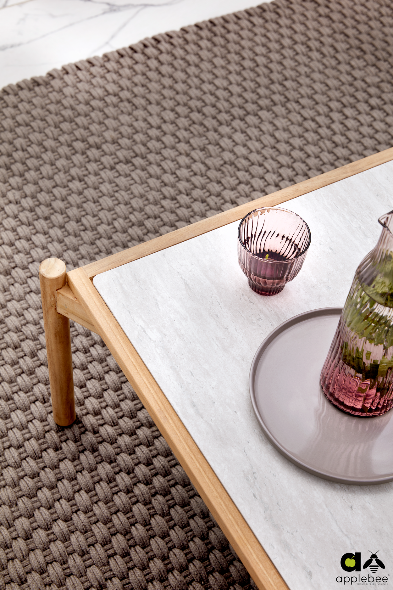 Große Gartenlounge St. Lucia Teakholz von Applebee