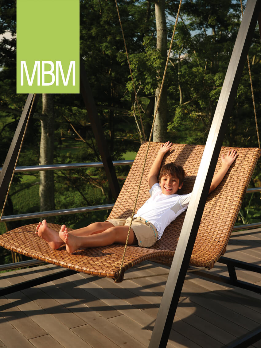MBM Mirotex-Twist Gartenschaukel "Heaven Swing" : gartenmode.de