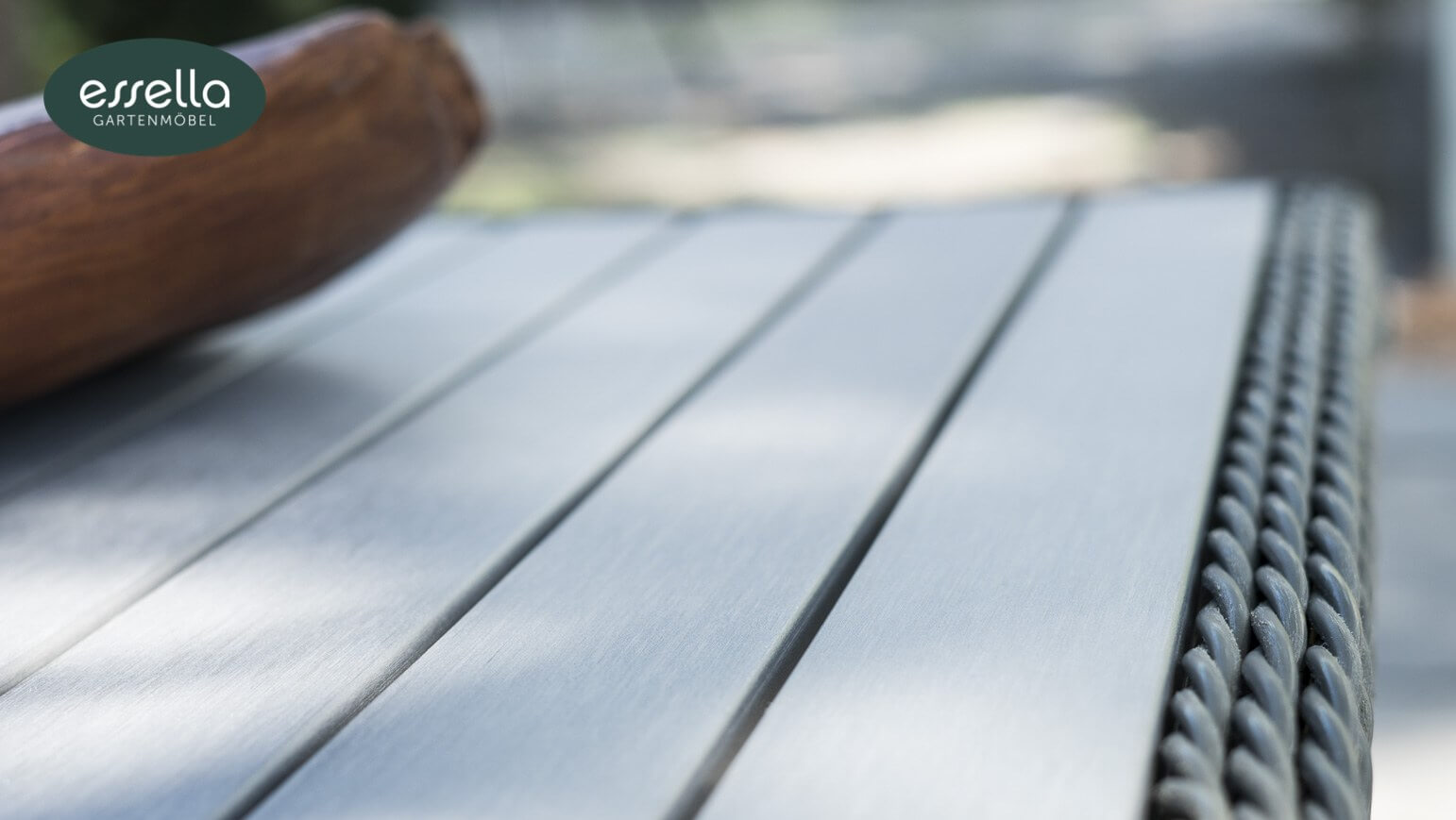 Essella Polyrattan Lounge "Porto" : grau : rundgeflecht : gartenmode.de