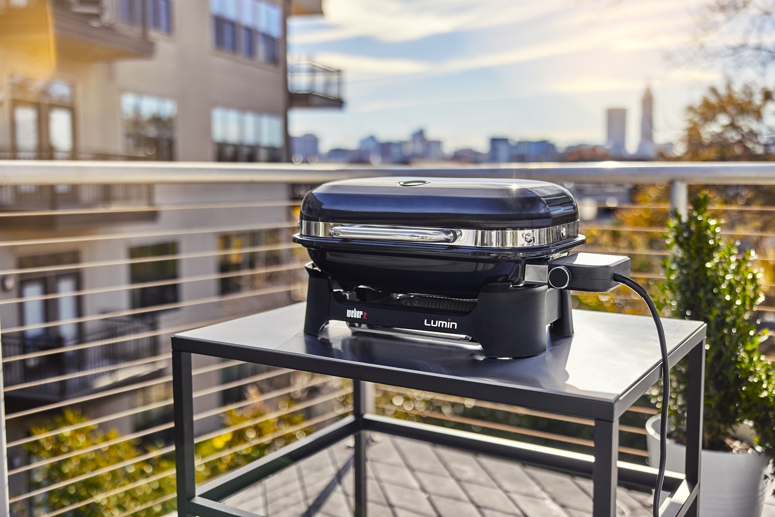 WEBER ELEKTROGRILL LUMIN COMPACT, BLACK